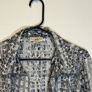 TravelSmith Women's Gray Blouse